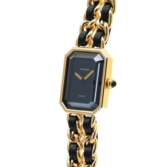CHANEL Premiere L size H0001 Black/Noir Ladies Watches quartz Used Ginzo - Picture 6 of 8